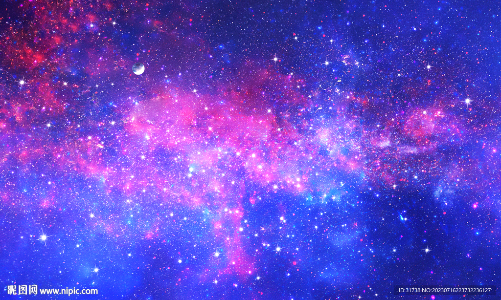 紫色星空背景