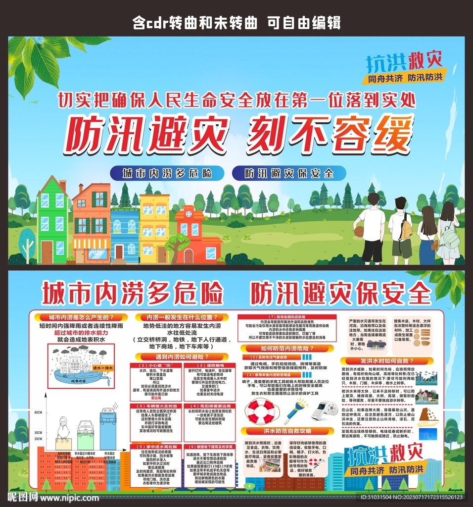 防汛避災宣傳欄