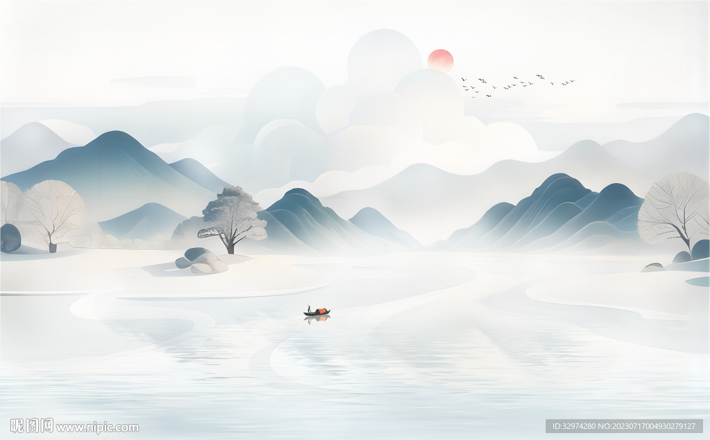 國潮山水