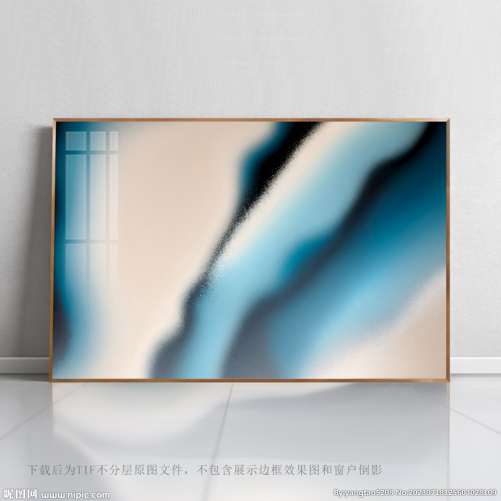 條紋藝術畫