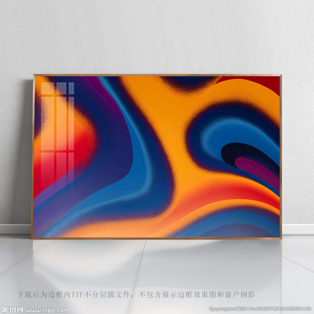 抽象藝術(shù)印花