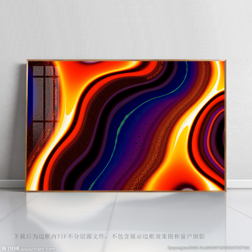抽象藝術(shù)印花