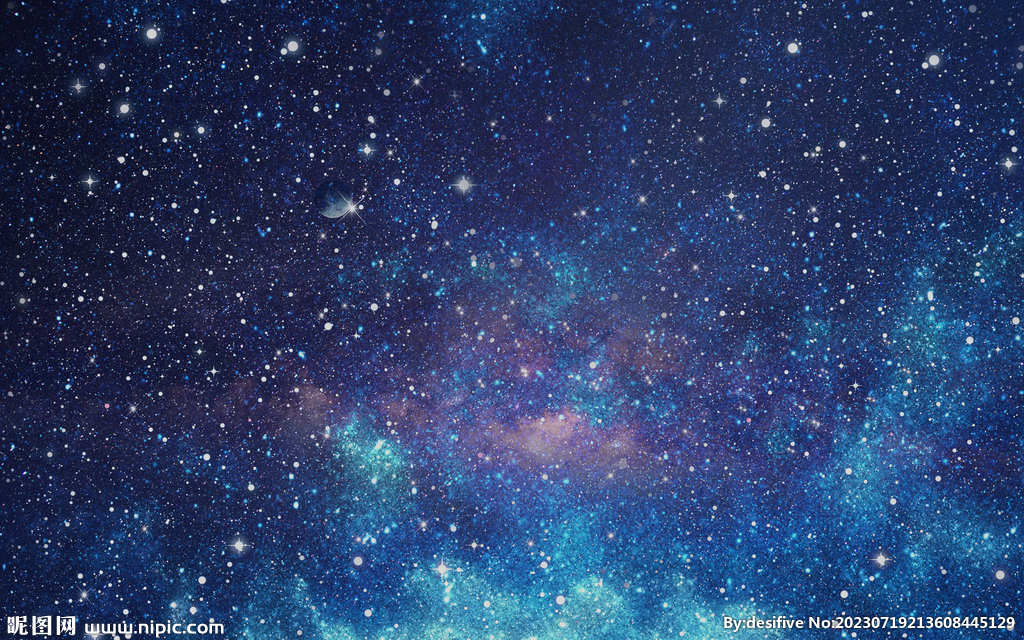 唯美星空背景