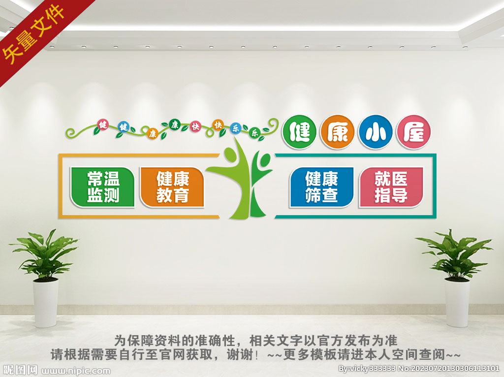 健康小屋文化墻
