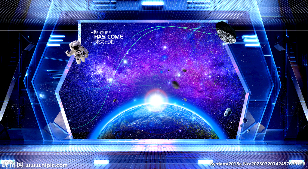 3D立體宇宙太空艙