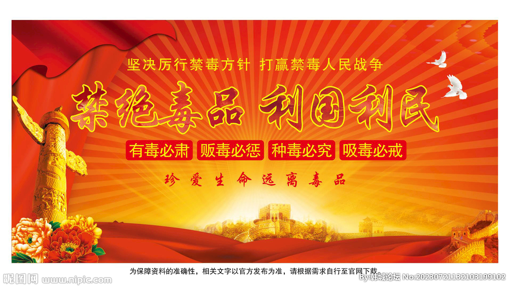 禁毒海報 