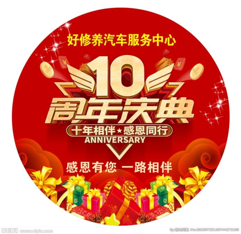 周年慶地貼