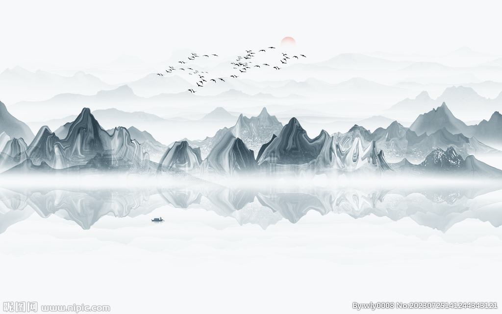禪意山水畫