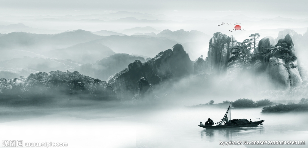 水墨風(fēng)景畫
