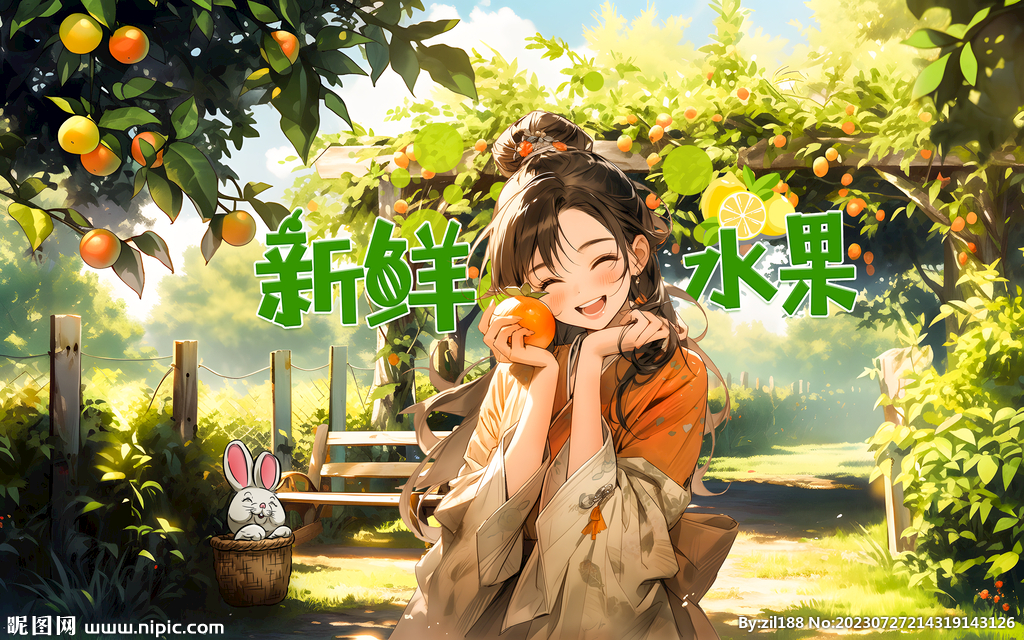 新鮮水果店水果超市壁畫設(shè)計