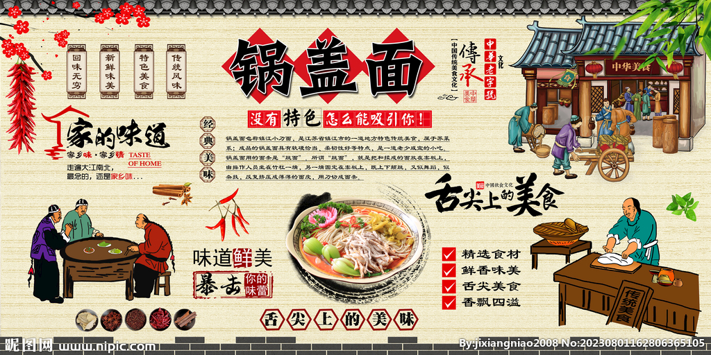 鍋蓋面
