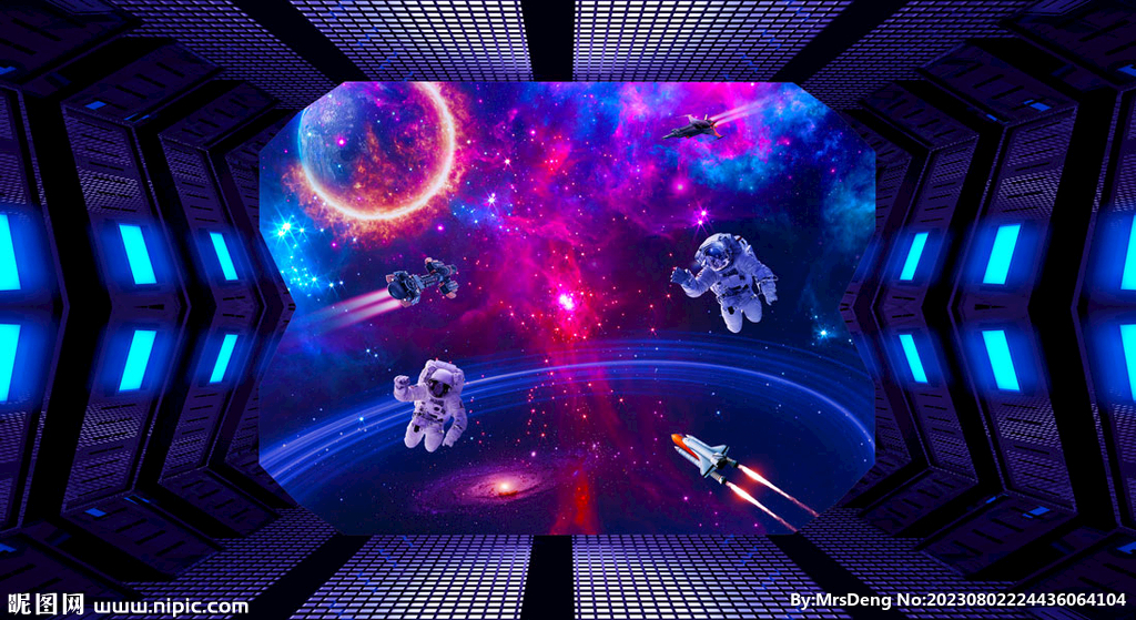 宇宙星空立體畫
