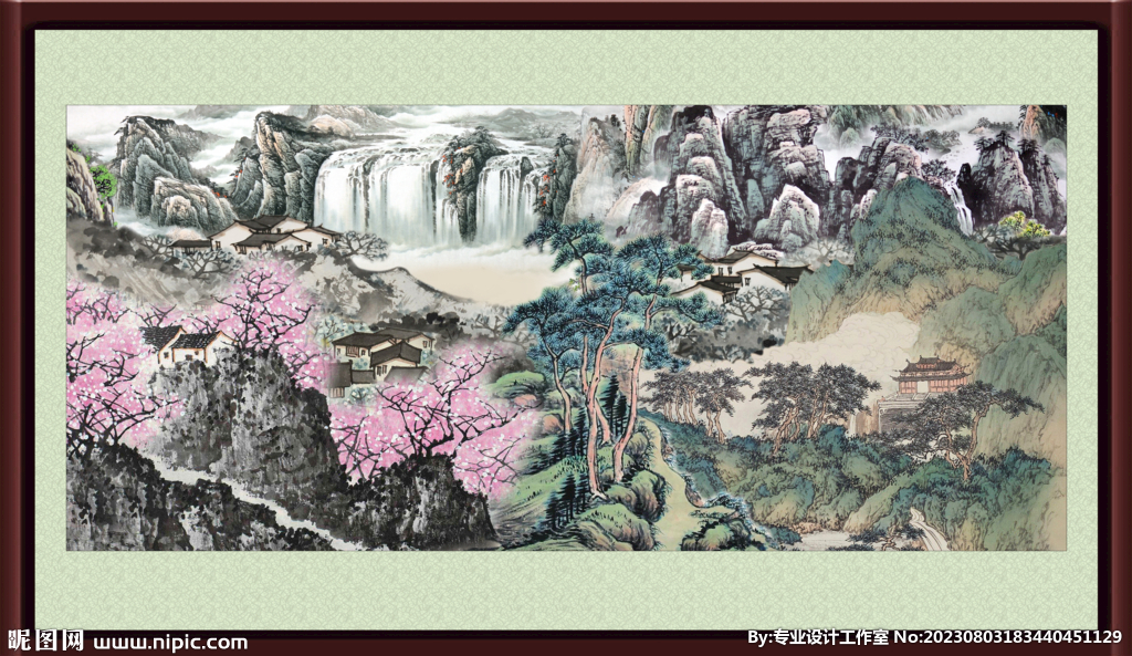 中國(guó)畫(huà)風(fēng)景 