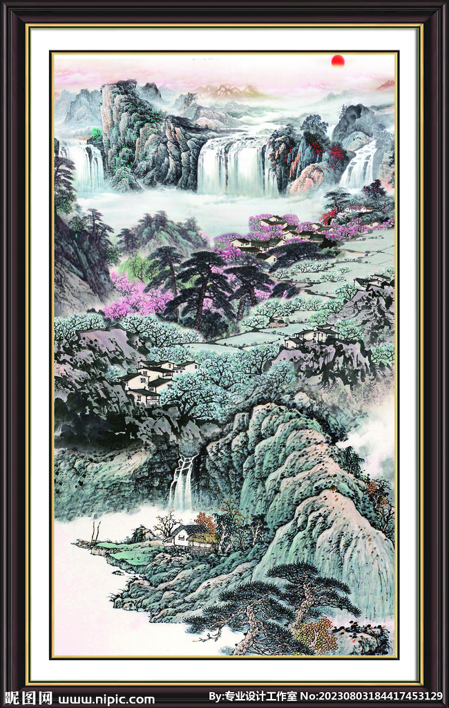 巨幅山水