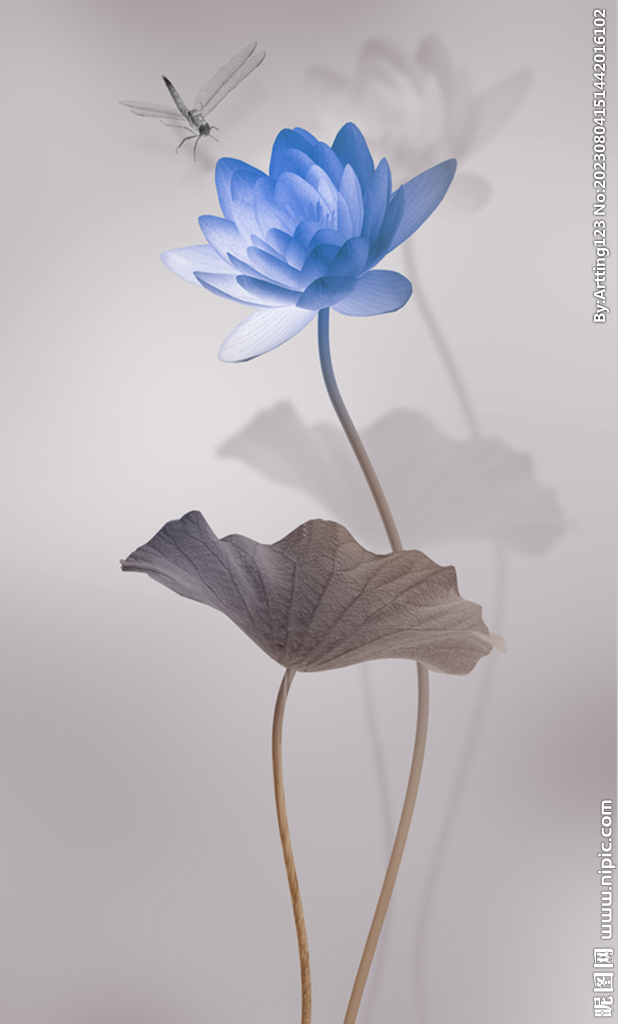 立體荷花玄關(guān)畫(huà)