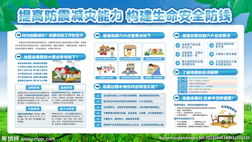  防震減災(zāi)宣傳 