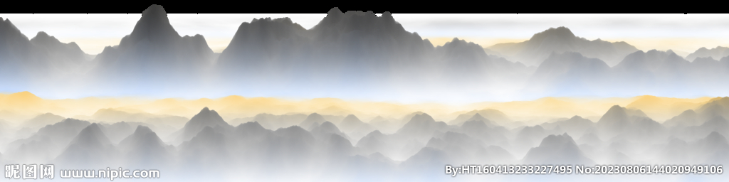 圓形山水畫