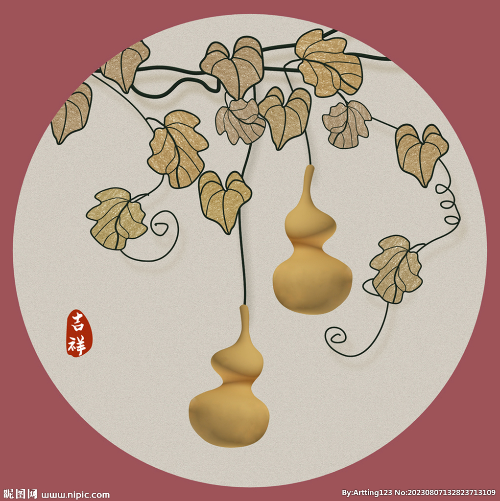 葫蘆裝飾畫