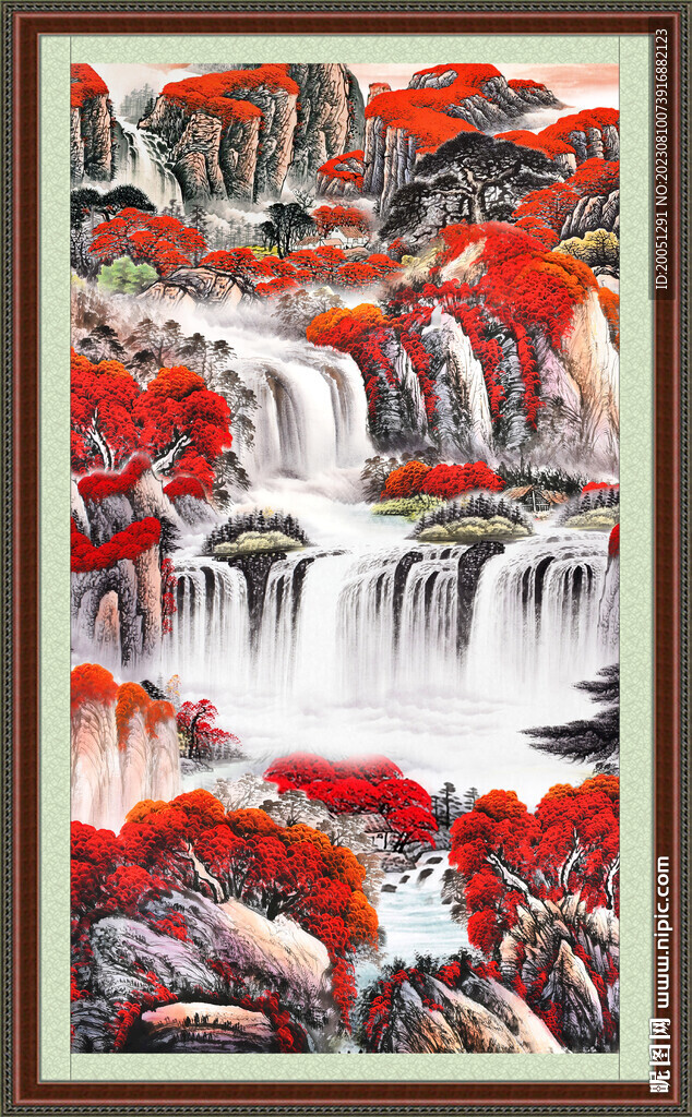 豎幅風(fēng)景畫