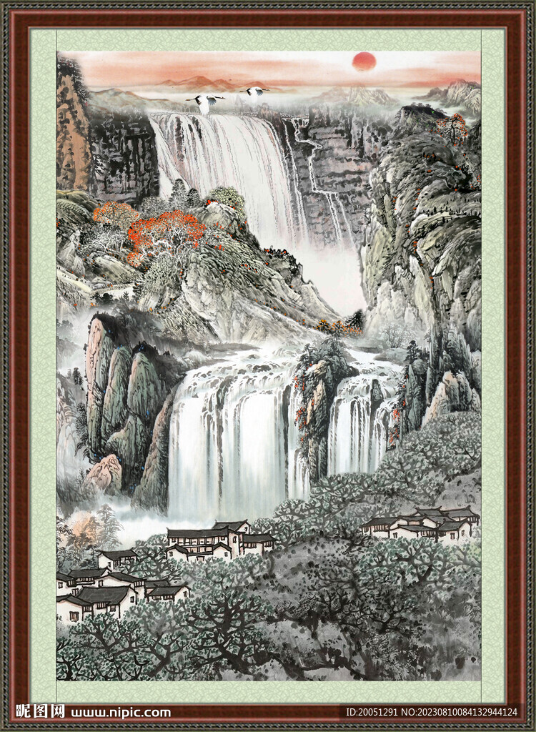 玄關山水畫 
