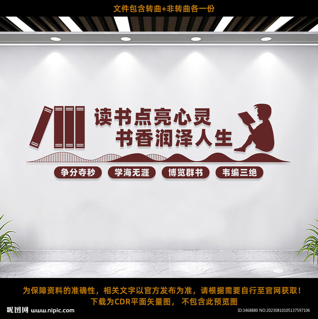 圖書室文化墻