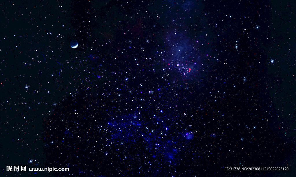 黑色星空背景墻