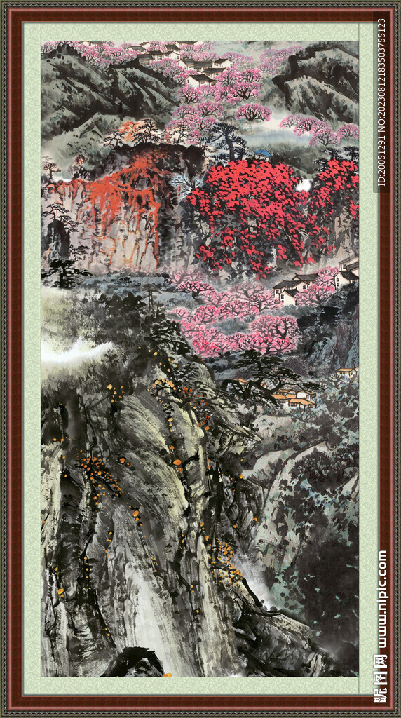 玄關山水