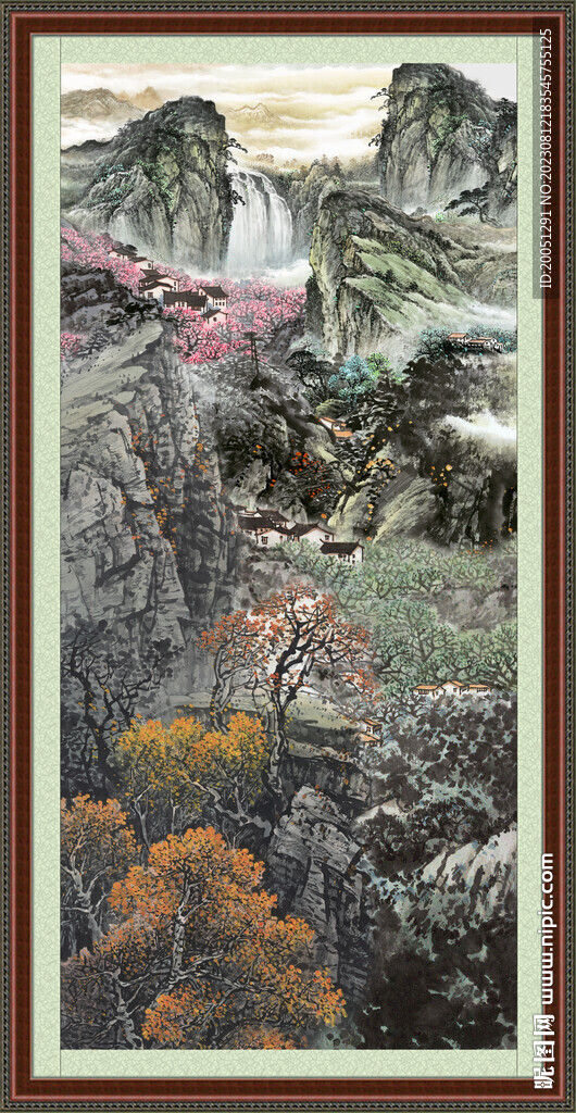 玄關山水畫 