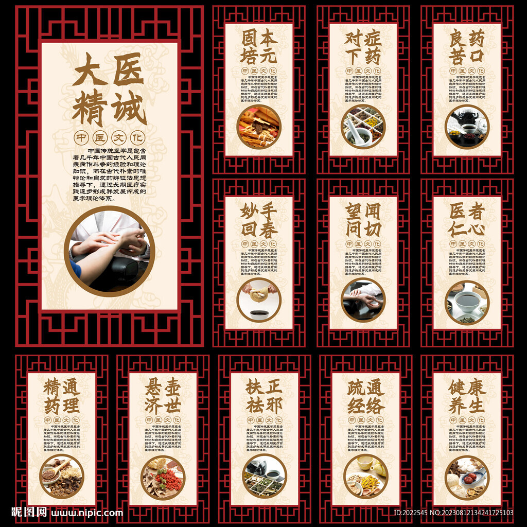 中醫展板