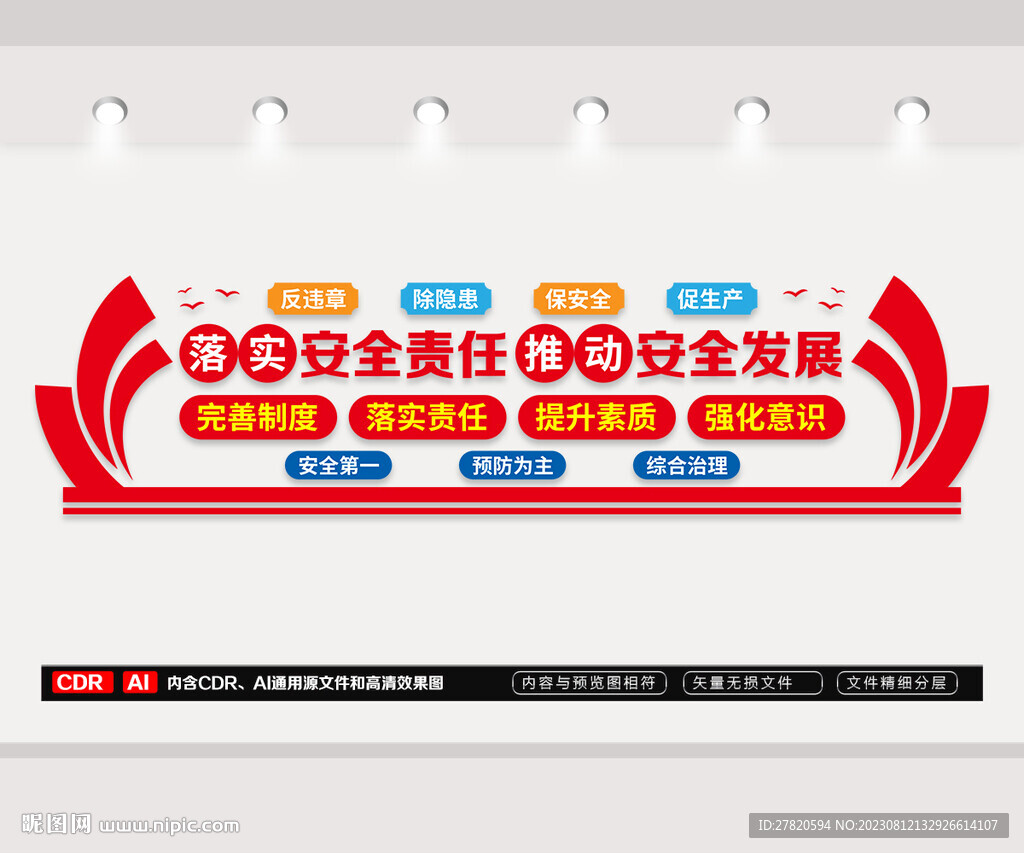 落實安全責文化墻