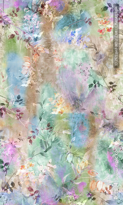 扎染花