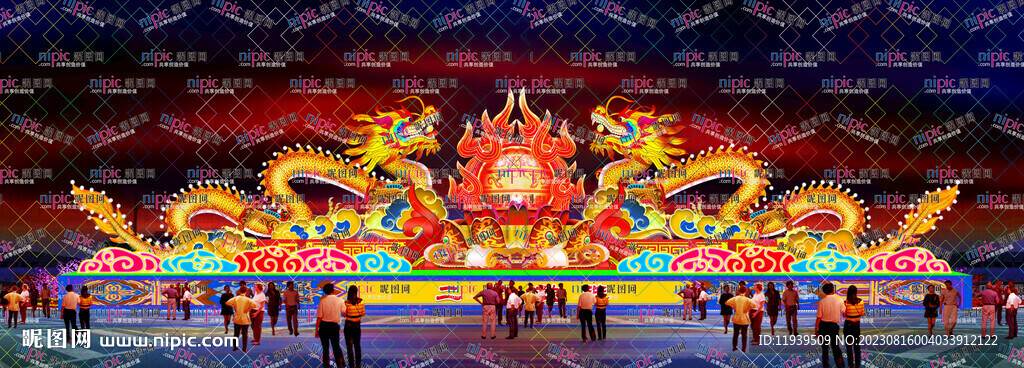 2024 二龍戲珠 效果圖