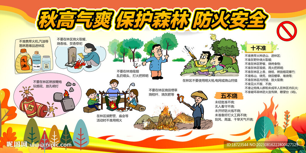 秋高氣爽 保護森林防火安全