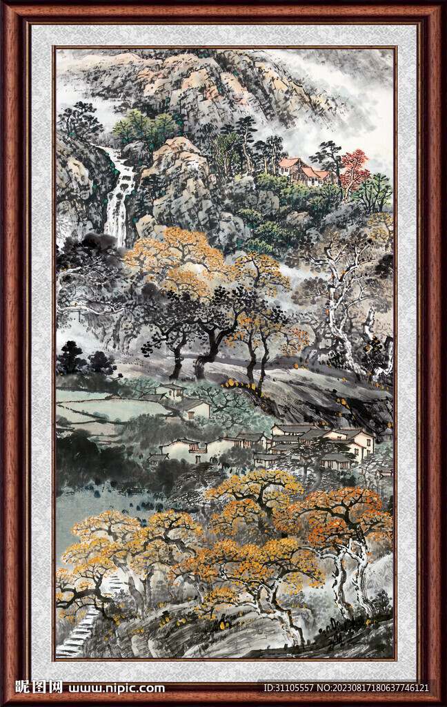 豎幅風(fēng)景