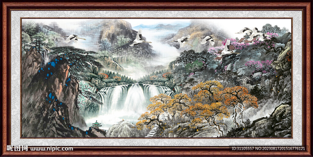 山水風景 