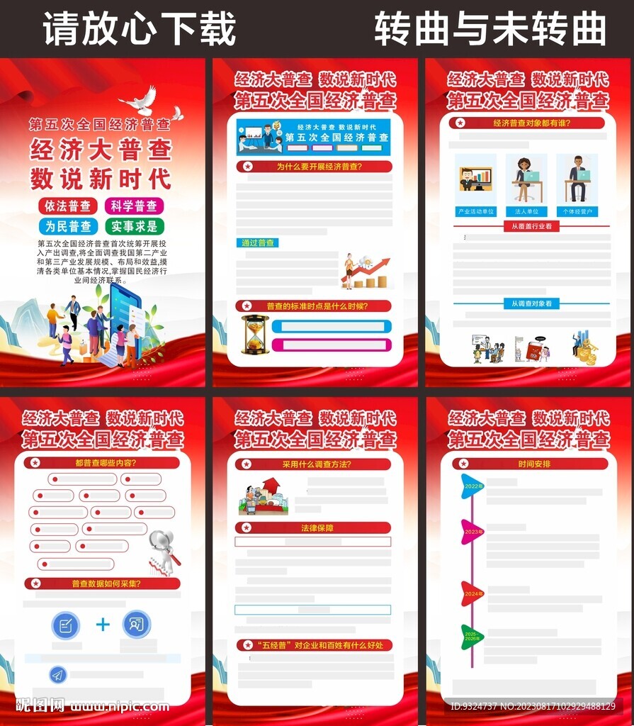 第五次經濟普查海報