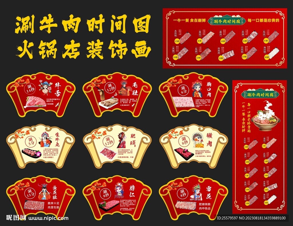 涮牛肉時間圖