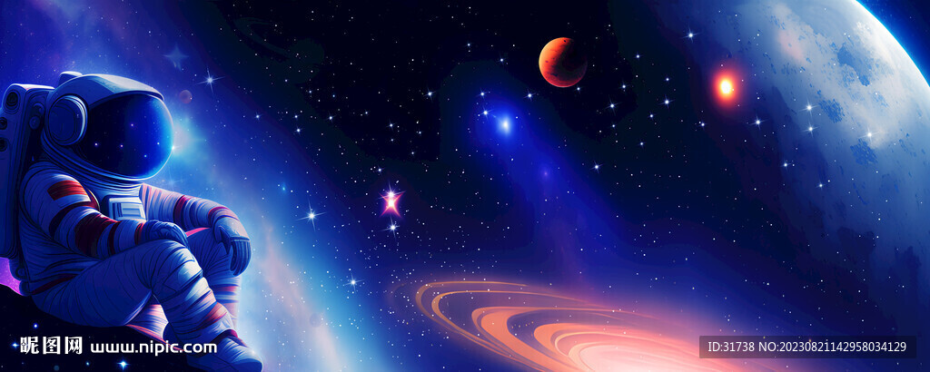 宇宙星空背景墻