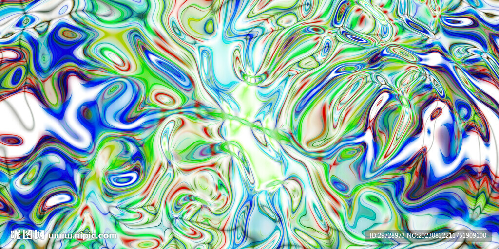 線條流體畫