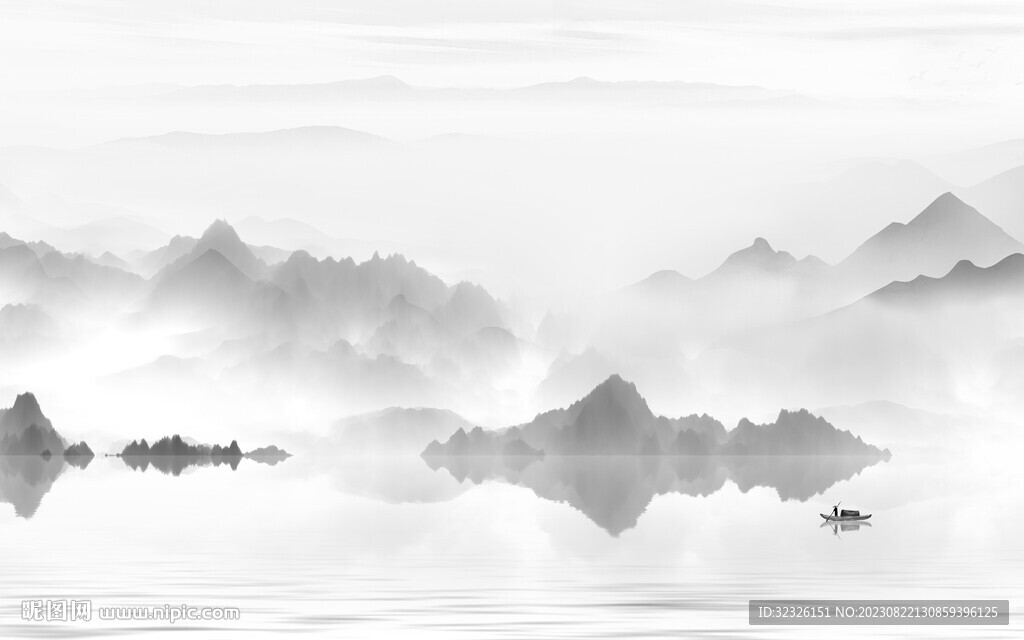 人氣 高端高檔山水 tif分層