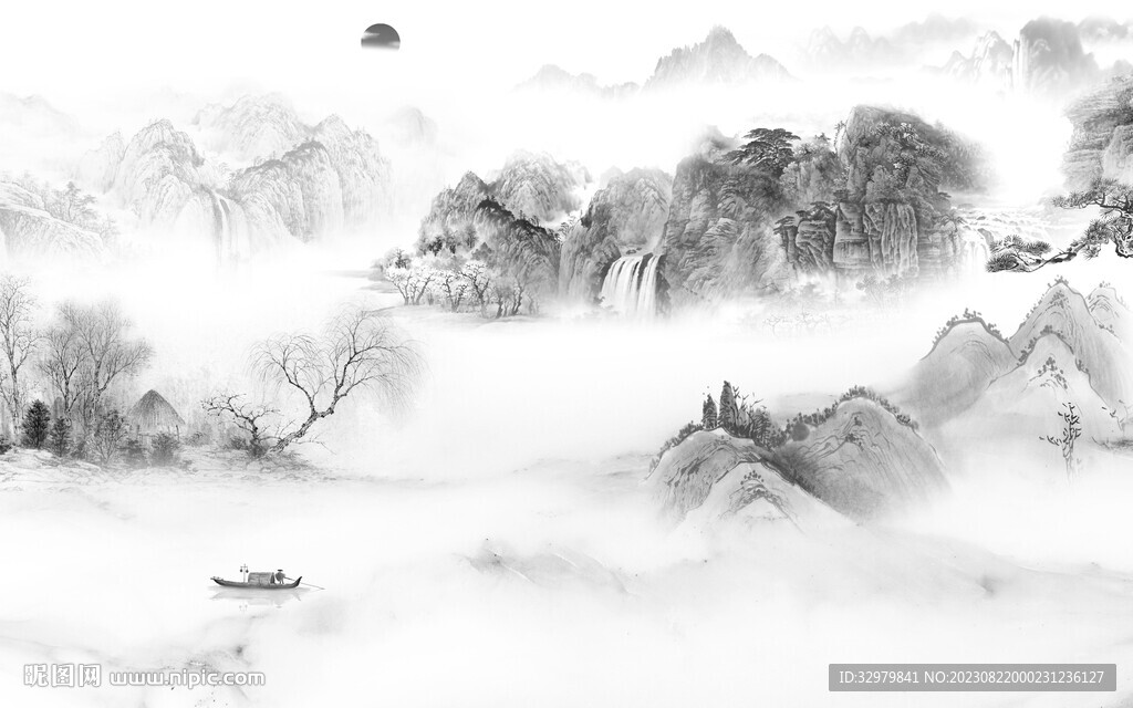 淡雅 最新灰色山水 TiF分層