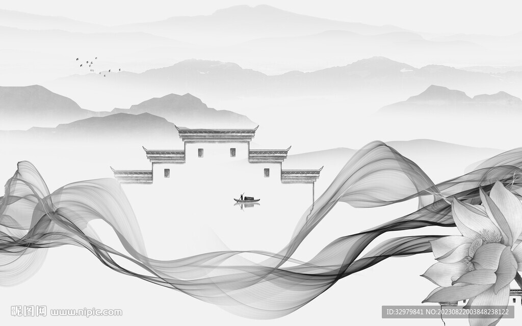 新傳 大氣灰色山水 TiF分層