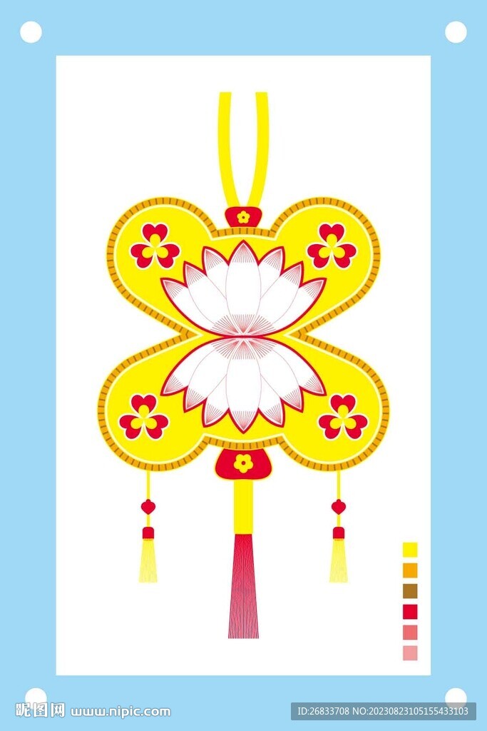 精美吊墜玉佩創(chuàng)意設計矢量圖