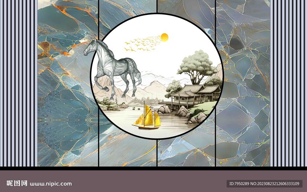 直播間背景墻  