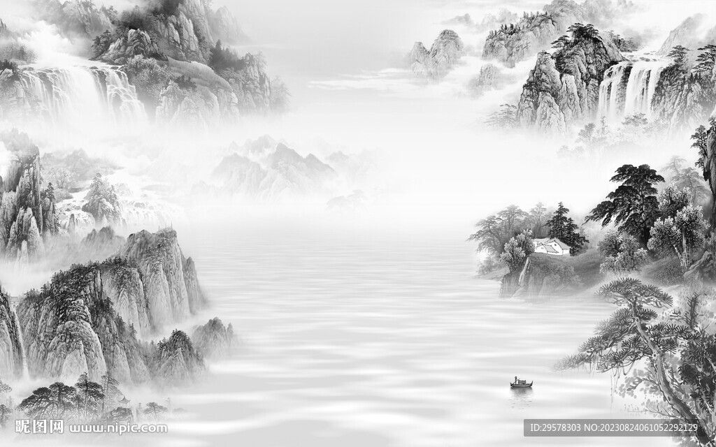灰色山水 TiF分層