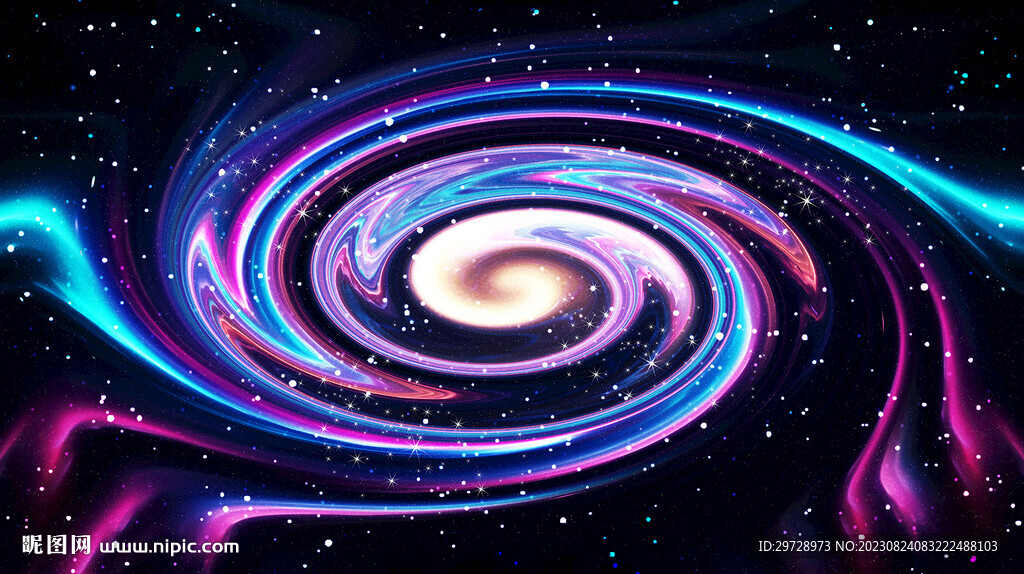 旋渦星空背景
