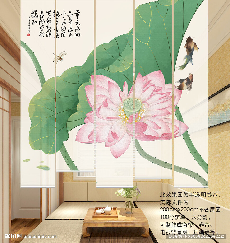 荷花背景