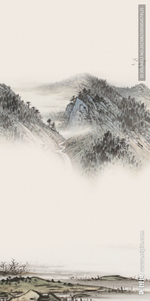 高清 玄關中式新畫 TiF分層