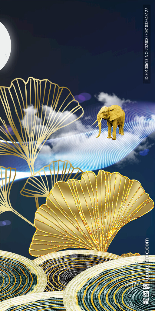 淡雅 新傳玄關(guān)框畫 Tif分層