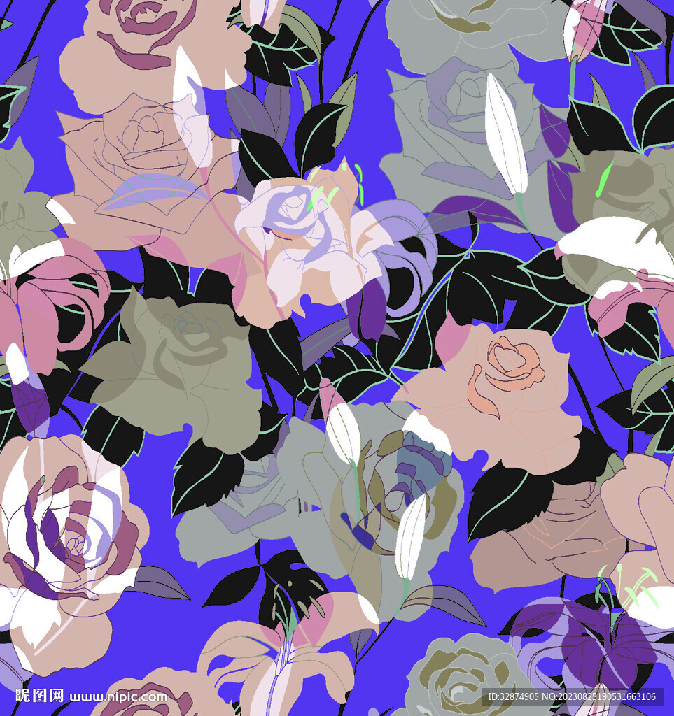 玫瑰亂花